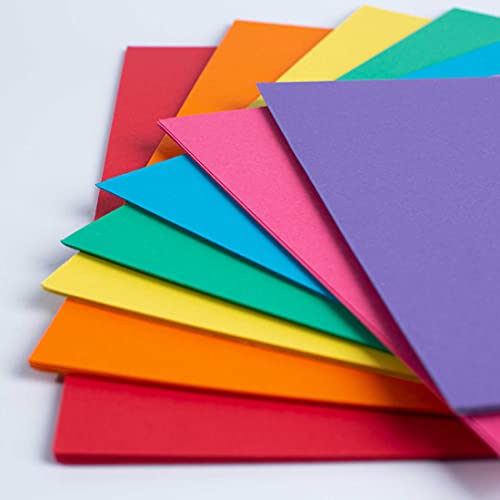 House of Card & Paper A4 160 g/m² Karton, Regenbogenfarben, 50 Blatt von House of Card & Paper