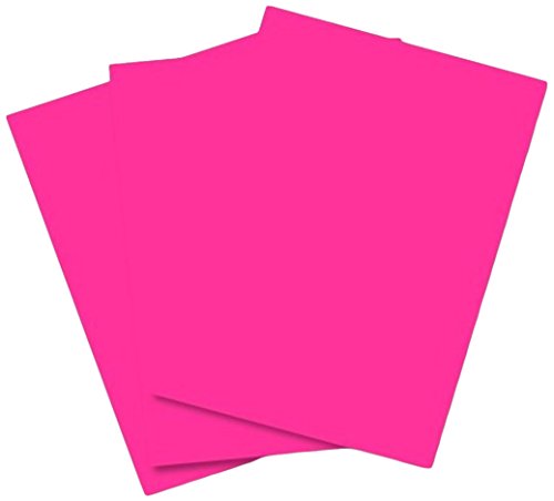 House of Card & Paper A4 80 GSM Coloured Paper - Bright Pink (Pack of 50 Sheets), HCP58 von House of Card & Paper
