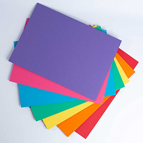 House of Card & Paper Karton, A3, 210 g/m², Regenbogenfarben, 50 Blatt von House of Card & Paper