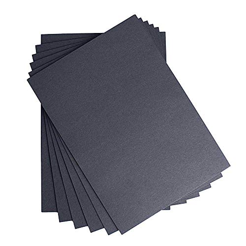 House of Card & Paper Karton 220 g/m² A4 (Pack of 100 Sheets) schwarz von House of Card & Paper