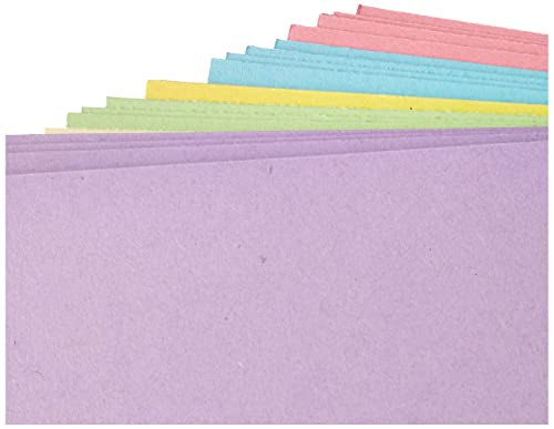 House of Card & Paper Rainbow Karton, A4, 160 g/m², Pastellfarben, 50 Stück von House of Card & Paper