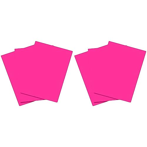 House of Card & Paper Tonpapier, A4, 80 g/m², farbig Bright Pink (Pack of 50 Sheets) (Packung mit 2) von House of Card & Paper