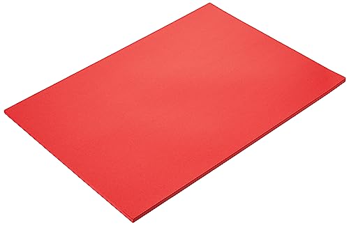 House of Card & Paper Tonpapier, A4, 80 g/m², farbig Red (Pack of 50 Sheets) von House of Card & Paper