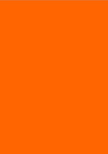 House of Karte & Papier A3/297 x 420 mm 220 gsm Farbige Karte – Orange (50 Stück Blatt) von House of Card & Paper