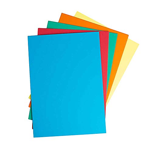 House of Karte & Papier GSM Tonpapier Assorted Bright (Pack of 50 Sheets) von House of Card & Paper