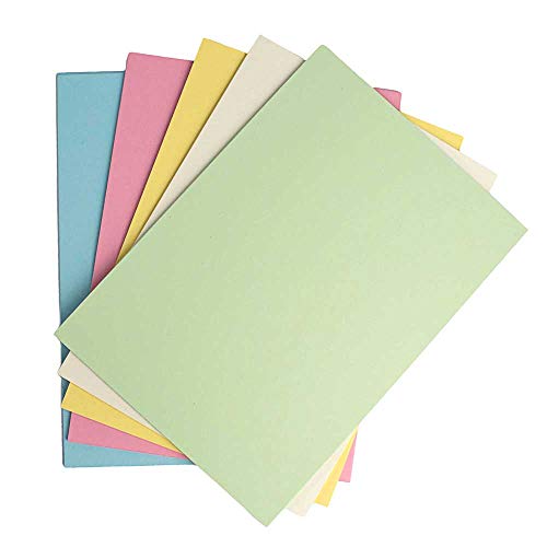 House of Karte & Papier GSM Tonpapier Assorted Pastel Colours (Pack of 25 Sheets) von House of Card & Paper