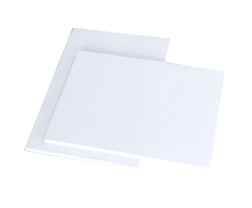 House of Karte & Papier GSM Tonpapier White (Pack of 25 Sheets) von House of Card & Paper