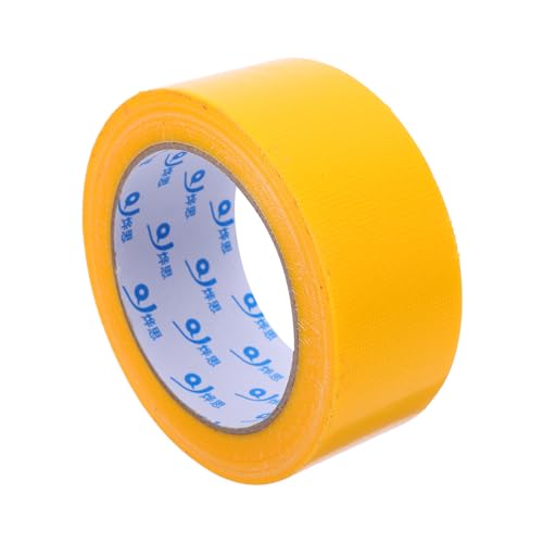 Housoutil 1 Rolle Farbiges Klebeband Bodenband Spender Streifen Sperrband Klebeband Zur Teppichverlegung Gemustertes Klebeband Teppichnahtband Liner Schwimmbad Doppelt Einseitig Yellow von Housoutil