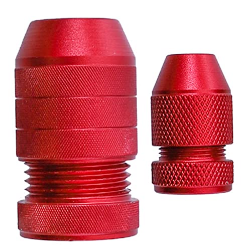 Housoutil 1 Satz Bohrstopper Bohrer-tiefenanschlag Scharnier Schnecke Loch Draht Drill Locator Bohrer-stopper Anschlagkragen Für Bohrer Mini-bohrerpositionierer Aluminiumlegierung Rot 2st von Housoutil