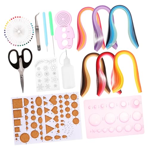 Housoutil 1 Satz Diy Papier Quilling Set Teiliges Bastelmaterial für Kunsthandwerk Farben Zufällig Zubehör für Anfänger und Profis Projekte zu Hause Schule Housoutil 1 Satz Diy Papier Quilling Set Teiliges Bastelmaterial für Kunsthandwerk Farben Zufällig Zubehör für Anfänger und Profis Projekte zu Hause Schule von Housoutil