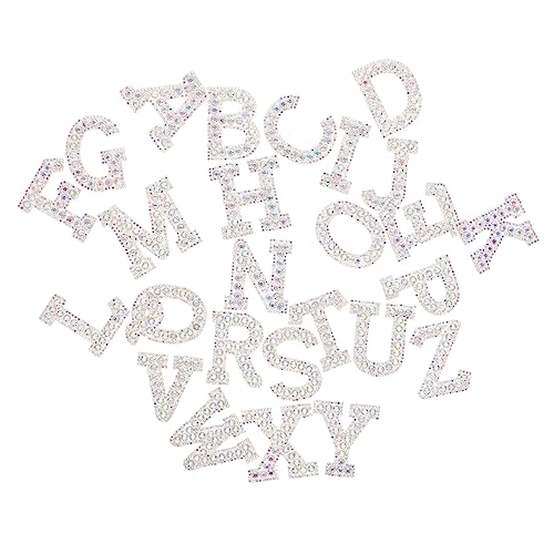 Housoutil 1 Satz Heiße Diamant-buchstabenaufkleber Brief Alphabet Königlich Selbstklebende Buchstaben-patches Applikationen Stich Strass-patches Buchstaben Aufbügeln Silber 26 Stück Housoutil 1 Satz Heiße Diamant-buchstabenaufkleber Brief Alphabet Königlich Selbstklebende Buchstaben-patches Applikationen Stich Strass-patches Buchstaben Aufbügeln Silber 26 Stück von Housoutil