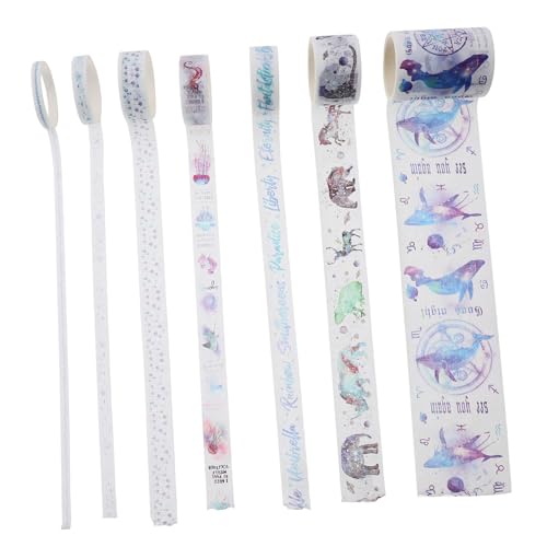 Housoutil 10 Rollen Scrapbook Klebeband Set Notizbuch Sticker für Diy Journaling und Bastelarbeiten für Scrapbooking und Geschenkverpackungen Housoutil 10 Rollen Scrapbook Klebeband Set Notizbuch Sticker für Diy Journaling und Bastelarbeiten für Scrapbooking und Geschenkverpackungen von Housoutil