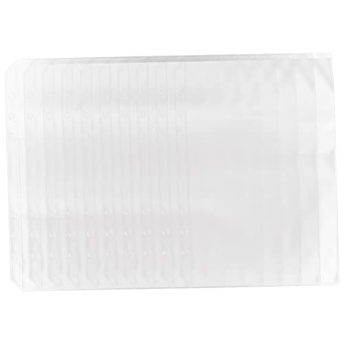 Housoutil 10 Stück Informationstaschen Transparente Organizer Taschen Aufbewahrungstaschen Für Blätter Dokumente Mit Transparenten Beuteln Lochdatei Swift Loose Pouch Protectors Housoutil 10 Stück Informationstaschen Transparente Organizer Taschen Aufbewahrungstaschen Für Blätter Dokumente Mit Transparenten Beuteln Lochdatei Swift Loose Pouch Protectors von Housoutil