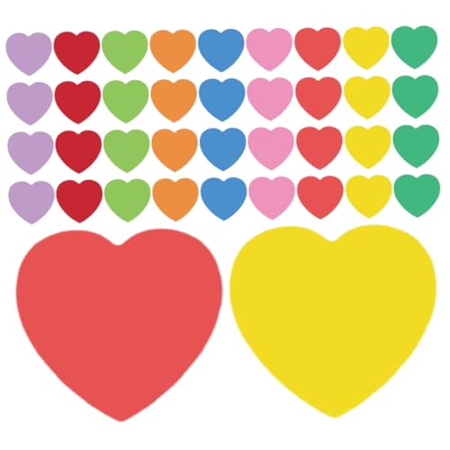 Housoutil 108 Stück Herzförmiges Handschriftpapier Valentinstags Pinnwand Herz Papierausschnitte Valentinstags Schablonen Farben Herzausschnitt Herzstanzer Für Papierbasteleien Housoutil 108 Stück Herzförmiges Handschriftpapier Valentinstags Pinnwand Herz Papierausschnitte Valentinstags Schablonen Farben Herzausschnitt Herzstanzer Für Papierbasteleien von Housoutil