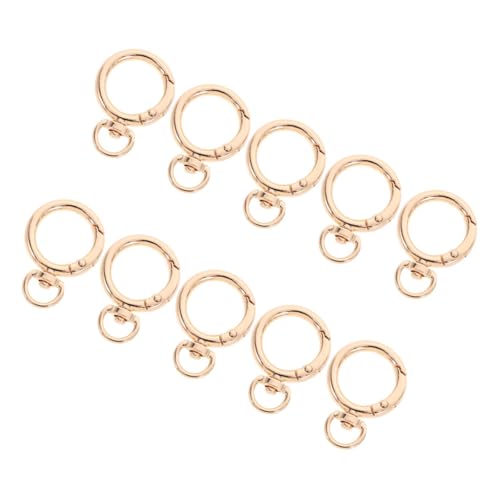 Housoutil 10Stücke Drehverschluss Karabiner Robuste Schlüsselanhänger Legierung Multifunktionale Clips für Schlüssel Taschen und Zubehör für DIY Projekte und Organisation Housoutil 10Stücke Drehverschluss Karabiner Robuste Schlüsselanhänger Legierung Multifunktionale Clips für Schlüssel Taschen und Zubehör für DIY Projekte und Organisation von Housoutil