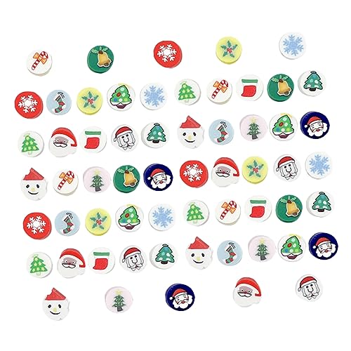 Housoutil 150 Stück Teiliges Weihnachts Perlen zum Schmuck Basteln Weiche Polymer Clay Beads für Halsketten und Armbänder Glatte Oberfläche Langlebig Vielseitig für DIY Handwerk und Housoutil 150 Stück Teiliges Weihnachts Perlen zum Schmuck Basteln Weiche Polymer Clay Beads für Halsketten und Armbänder Glatte Oberfläche Langlebig Vielseitig für DIY Handwerk und von Housoutil