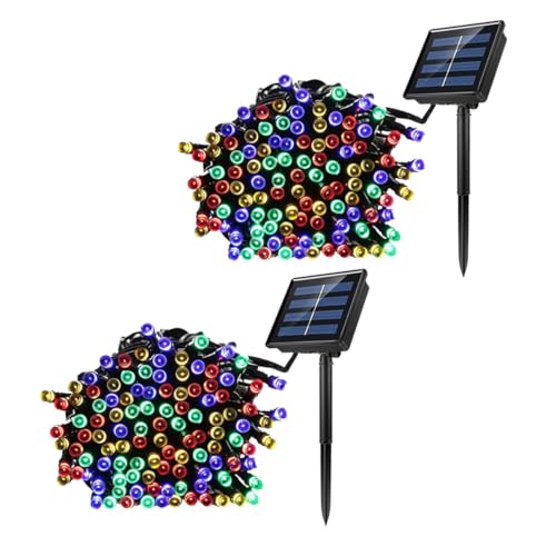 Housoutil 2 Sätze Yard LED-Solarleuchten LED-Glühbirne Solar- Glühbirnen Wasserdicht im Freien led baumbeleuchtung weihnachtbeleuchtung Partydekoration LED-Solarleuchten für den Garten Abs von Housoutil