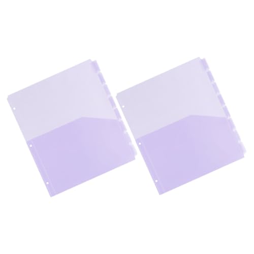 Housoutil 2 Sets Pocket Binder Teiler Ordner Teiler Binder Teiler Pp Pocket Teiler Housoutil 2 Sets Pocket Binder Teiler Ordner Teiler Binder Teiler Pp Pocket Teiler von Housoutil