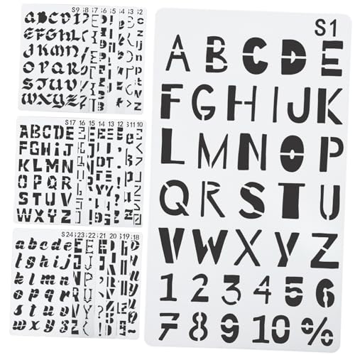 Housoutil 24 Blatt Malvorlage Brief Alphabet für kursive Buchstabenschablonen bastelset basteln Schablonen zum Malen an Wänden Vorlagen zum Malen Malschablonen das Haustier Housoutil 24 Blatt Malvorlage Brief Alphabet für kursive Buchstabenschablonen bastelset basteln Schablonen zum Malen an Wänden Vorlagen zum Malen Malschablonen das Haustier von Housoutil
