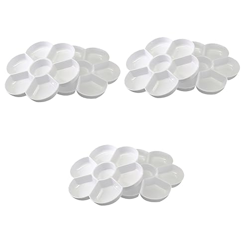 Housoutil 3 Sätze Imitation Keramikblütenform Aquarellpalette Mischpalette Für Farben Für Öl Und Wasserfarben Praktische Kunstzubehör Für Künstler 2 Stück * 3 Housoutil 3 Sätze Imitation Keramikblütenform Aquarellpalette Mischpalette Für Farben Für Öl Und Wasserfarben Praktische Kunstzubehör Für Künstler 2 Stück * 3 von Housoutil