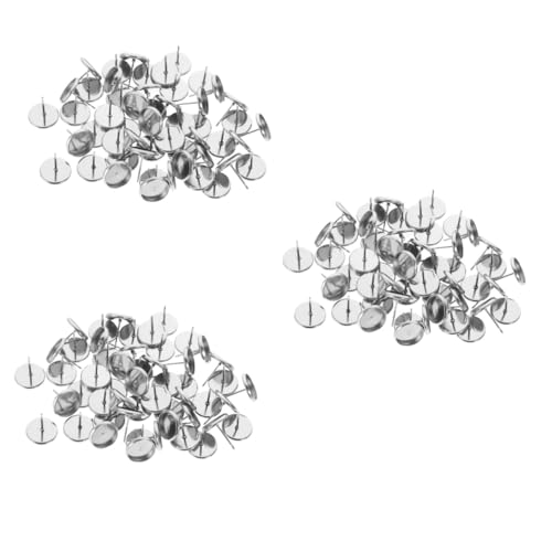 Housoutil 3 Sätze Ohrringe Halterung Teiliges Diy Ohrstecker Fassung Runde Lünette Für Schmuckherstellung Für Verschiedene Ohrringe Leicht Zu Reinigen Und Langlebig 50 Stück * 3 Housoutil 3 Sätze Ohrringe Halterung Teiliges Diy Ohrstecker Fassung Runde Lünette Für Schmuckherstellung Für Verschiedene Ohrringe Leicht Zu Reinigen Und Langlebig 50 Stück * 3 von Housoutil