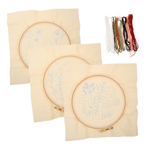 Housoutil 3 Sätze Teiliges Set mit Muster Diy Stickmaterialien für Anfänger Stickrahmen und Zubehör für Kreuzstichprojekte für und Kunsthandwerk Housoutil 3 Sätze Teiliges Set mit Muster Diy Stickmaterialien für Anfänger Stickrahmen und Zubehör für Kreuzstichprojekte für und Kunsthandwerk von Housoutil