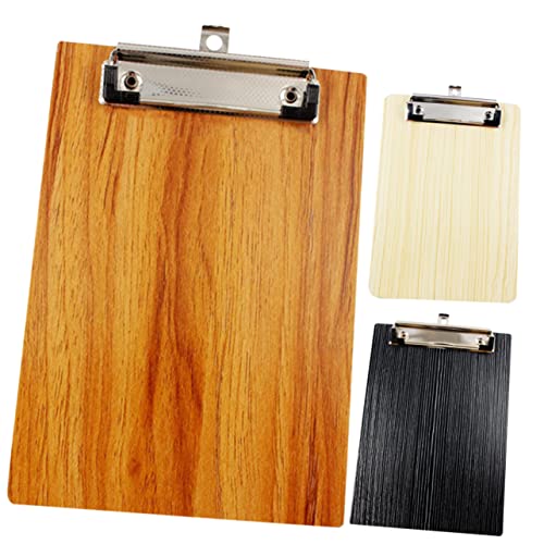 Housoutil 3 Stück Büroklammern aus Holz schreibtafel buchstabentafel Schreibbrett für Menüs Klemmbretter faltbares Klemmbrett Bleistiftskizze Zwischenablage Dateiclips Synthetische Folie Housoutil 3 Stück Büroklammern aus Holz schreibtafel buchstabentafel Schreibbrett für Menüs Klemmbretter faltbares Klemmbrett Bleistiftskizze Zwischenablage Dateiclips Synthetische Folie von Housoutil