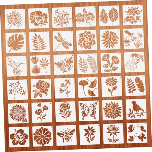 Housoutil 36 Stück Malvorlagen Malschablonen Für Schablonen Und Vorlagen Zum Malen Basteln Blumenschablone Zeichenformen Schablonen Zum Malen Große Bienenstockschablone Housoutil 36 Stück Malvorlagen Malschablonen Für Schablonen Und Vorlagen Zum Malen Basteln Blumenschablone Zeichenformen Schablonen Zum Malen Große Bienenstockschablone von Housoutil