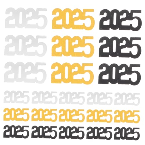 Housoutil 3Er-Pack Neujahrskonfetti -Pailletten goldenes Tischkonfetti Abschluss Konfetti Partyzubehör für die Abschlusssaison Klassenreunion -Dekorationen Konfetti für den Abschluss Papier Housoutil 3Er-Pack Neujahrskonfetti -Pailletten goldenes Tischkonfetti Abschluss Konfetti Partyzubehör für die Abschlusssaison Klassenreunion -Dekorationen Konfetti für den Abschluss Papier von Housoutil