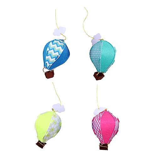 Housoutil 4 Stück Dreidimensionale Heißluftballon Ballon Dekoration Aufblasbare Bälle Ballonbogen Set Pool Ballons Pastell Ballonbogen Bunte Ornamente Party Verzierung Handgefertigt von Housoutil