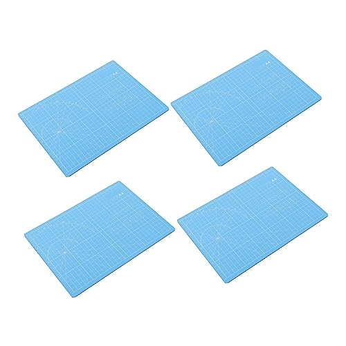 Housoutil 4 Stück PVC Schneidematten Multifunktionale Bastelunterlagen mit Runder Selbstheilend für Gravieren Sicher der Anwendung Housoutil 4 Stück PVC Schneidematten Multifunktionale Bastelunterlagen mit Runder Selbstheilend für Gravieren Sicher der Anwendung von Housoutil