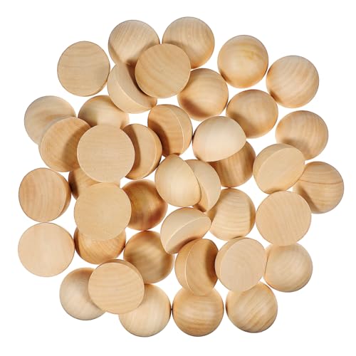 Housoutil 40 Stück Holzkugeln Holzperlen zum Basteln Naturbelassene Glatte DIY Holzkugeln für Schmuck Dekoration Christbaumkugeln Leichte Bastelmaterialien für Kreative Projekte Housoutil 40 Stück Holzkugeln Holzperlen zum Basteln Naturbelassene Glatte DIY Holzkugeln für Schmuck Dekoration Christbaumkugeln Leichte Bastelmaterialien für Kreative Projekte von Housoutil