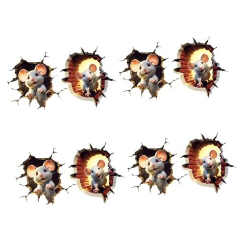 Housoutil 4sets Tier Wandaufkleber Home Decor Wandtattoos Abnehmbare 3d Aufkleber Für Wohnzimmer 2 Stücke * 4 Housoutil 4sets Tier Wandaufkleber Home Decor Wandtattoos Abnehmbare 3d Aufkleber Für Wohnzimmer 2 Stücke * 4 von Housoutil