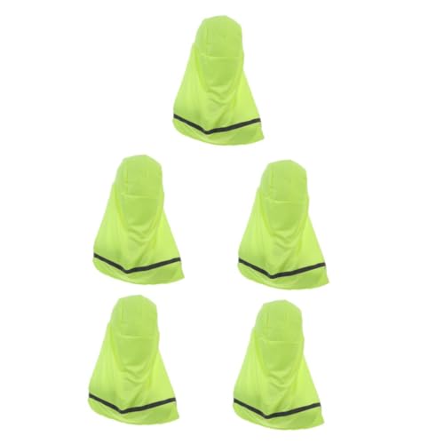 Housoutil 5 Sätze 5 Sets Sport Turban Mützen Reflektierende Schutzhelm Einlage Langes Ende Schutzhelm Kappe Schweißableitendes Kopftuch Schutzhelm Zubehör Sonnenschutzkappe 4 Stück * 5 von Housoutil