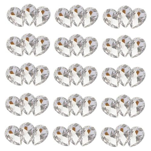 Housoutil 50Stücke Strass Schmuckperlen DIY Facettierte Glasperlen Für Schmuckherstellung Und Bastelprojekte Für Kleidung Und Accessoires Housoutil 50Stücke Strass Schmuckperlen DIY Facettierte Glasperlen Für Schmuckherstellung Und Bastelprojekte Für Kleidung Und Accessoires von Housoutil