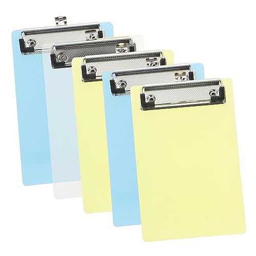 Housoutil 5Er-Pack Schreibtafel aus Sperrholz transparentes Klemmbrett Mini-Klemmbrett sortiert Notizbilder Klemmbrett mini clipboard säckchen packet klemmmarkise Zwischenablage Klemmbretter Housoutil 5Er-Pack Schreibtafel aus Sperrholz transparentes Klemmbrett Mini-Klemmbrett sortiert Notizbilder Klemmbrett mini clipboard säckchen packet klemmmarkise Zwischenablage Klemmbretter von Housoutil
