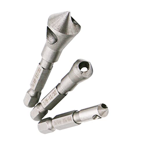 Housoutil 90° Stahl Schaft Countersink Werkzeug Set Entgratungswerkzeuge Für Und Präzise Anfaswerkzeuge Ideal Zum Entgraten Und Öffnen Von öchern von Housoutil