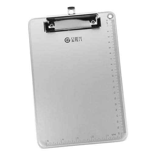 Housoutil Klemmbrett Aus Aluminiumlegierung Rutschfestes Schreibbrett Für Schule Und Büro Leicht Und Praktisch Für Studenten Und Büroangestellte Silberfarben Housoutil Klemmbrett Aus Aluminiumlegierung Rutschfestes Schreibbrett Für Schule Und Büro Leicht Und Praktisch Für Studenten Und Büroangestellte Silberfarben von Housoutil