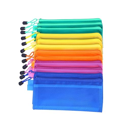 Housoutil Zipper Aktenbeutel Mit Reißverschluss Vielseitig Für Bürobedarf Und Reiseunterlagen Zufällige Robustes PVC Für Dokumentenorganisation Housoutil Zipper Aktenbeutel Mit Reißverschluss Vielseitig Für Bürobedarf Und Reiseunterlagen Zufällige Robustes PVC Für Dokumentenorganisation von Housoutil
