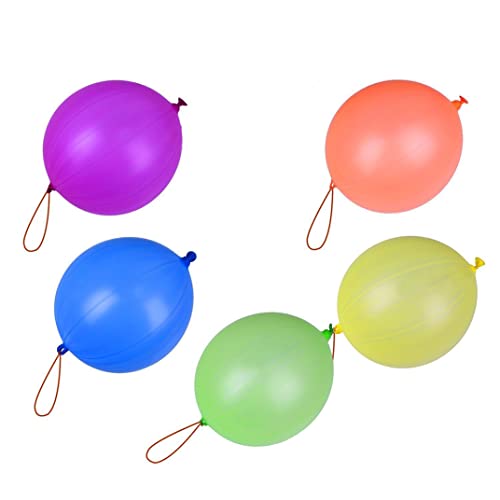 Bunte Punchballons handgepackter Ballonspielzeug Latex Ballon mit Elastizbändern 5pcs Party Akt Die Rolle voning wird probiert von Hperu