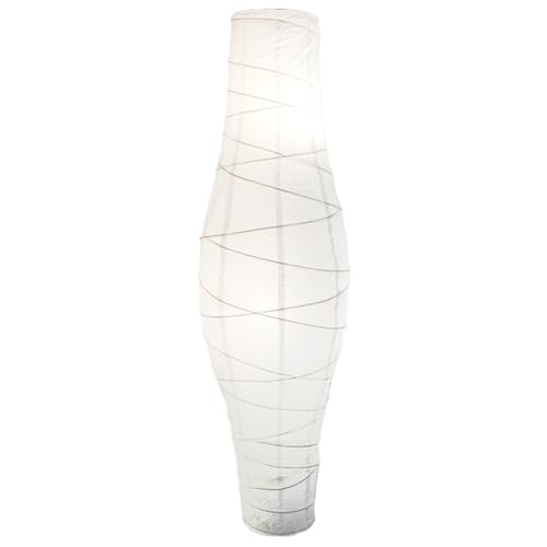 Hperu Minimalistischer Stehlampenschatten, nur Lampenschirme für Stehlampen 47 Langpapier Lampen Schatten Ersatz Reispapier Lampenlampe Abdeckung Abdeckung für Wohnzimmer Schlafzimmer von Hperu