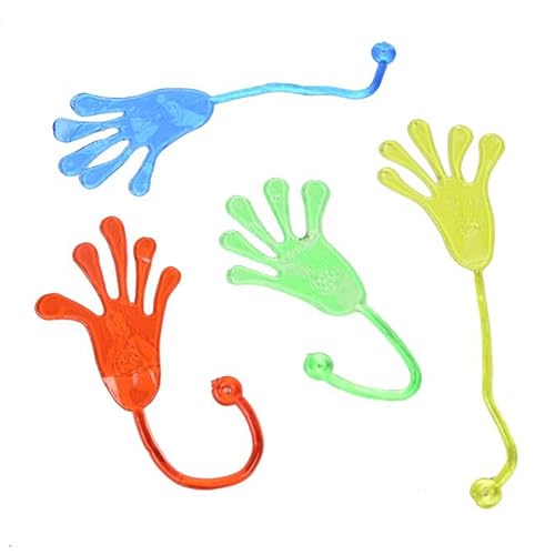 Party Gefälligkeiten, Glitzer klebrige Hände Dehnbare Kletter Palms Mini Sticky Toys Geschenke für Kindergeburtstagsfeier 40pcs bevorzugt von Hperu