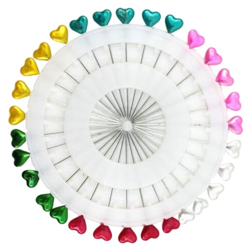 Patchworkstifte Herz Perle gerade Kopfstifte für Hochzeitsblumen Knopflöcher Corsages 30pcs Patchworkstifte von Hperu