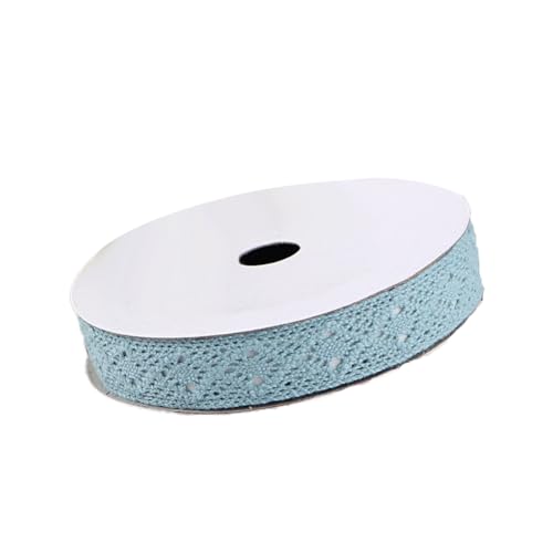 Hrlace 4 Rolle Spitzenband Selbstklebend Vintage Spitze Bänder Bordüre Dekoband Spitzenborte Spitzenbordüre Stoffband Geschenkband für DIY Basteln Scrapbooking Hochzeit Deko Blau 2# von Hrlace