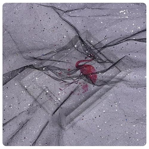 Hrlace Sparkly Stoff Fabrics Meterware Pailletten Stoffe Tüllstoff Netzstoff Glitzer Garn Dekostoff mit kleine Pailletten für DIY handgemachte Hochzeit Kleid Home Deko Schwarz Silber 150cm * 2m Hrlace Sparkly Stoff Fabrics Meterware Pailletten Stoffe Tüllstoff Netzstoff Glitzer Garn Dekostoff mit kleine Pailletten für DIY handgemachte Hochzeit Kleid Home Deko Schwarz Silber 150cm * 2m von Hrlace