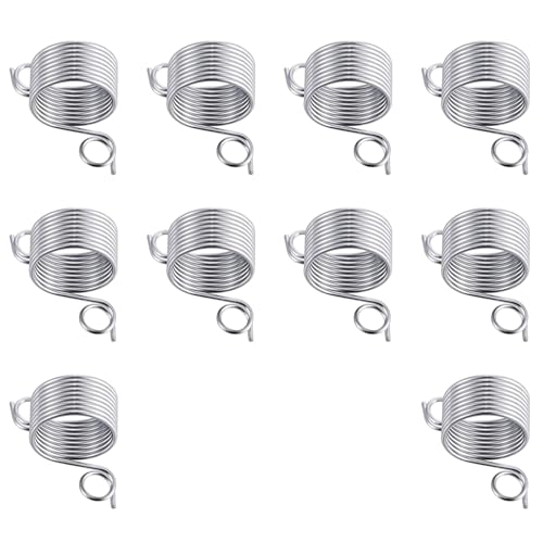 10 Pcs Stricken Von Häkelringen Verstellbare Häkelringe Metallgarnführer Fingerhalter Ringe Zum Stricken Zum Stricken von Hrtyvhin