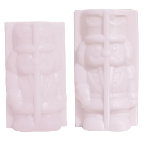 2pcs 3D Soldier Figur Silikonkerzenformen Für Epoxidharz Fondant von Hrtyvhin