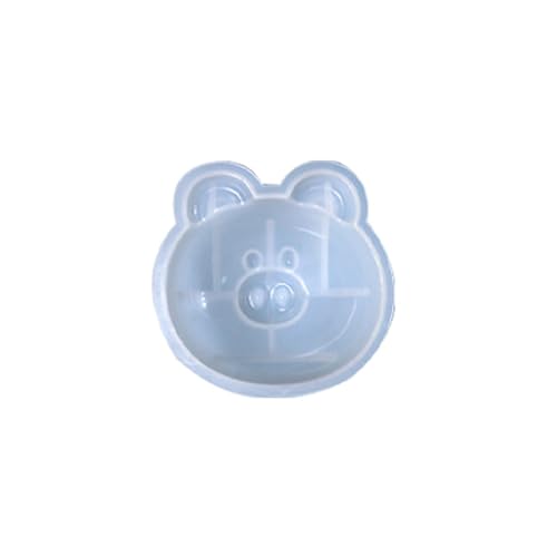 3D Schweine Kaninchen Bären Silikonformen Fondantsformen Kuchen Lieferungen Gebäck Backen Werkzeugharze Ornament Handgemachte Seifenformen von Hrtyvhin