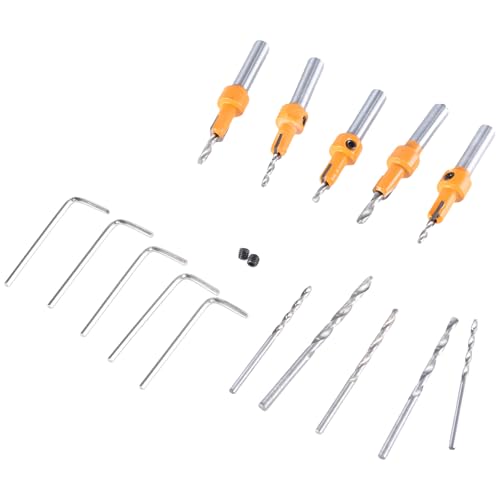 Countersink Bohrbits Set Counter Spüle Bits Für Holzbearbeitung Carpentry Reamer Mit Schlüsselschlüssel Für Holzbearbeitung von Hrtyvhin