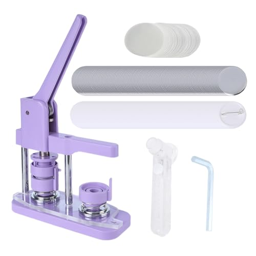 Handheld Pin Abzeichen Hersteller Kreatives Rundes Abzeichen Pressgerät Pin Maker Set Mit Cutter Und Knopfmaterialien von Hrtyvhin